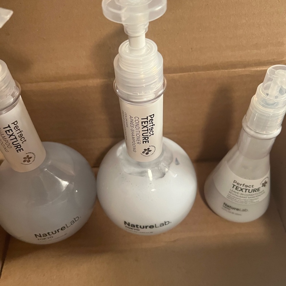 NatureLab Tokyo Perfect Texture shp/cond/leave in